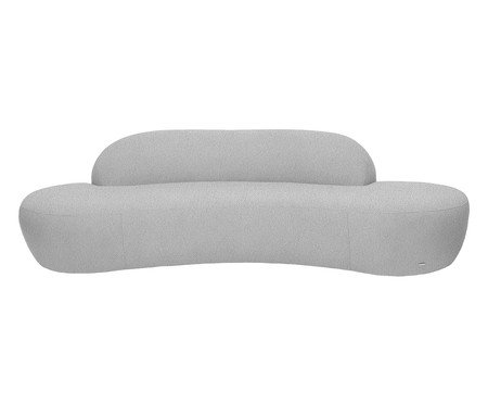 Sofá Petra em Boucle Soft Cinza  III | Westwing