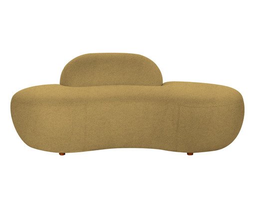 Sofá Petra em Boucle Mostarda  I, yellow | WestwingNow