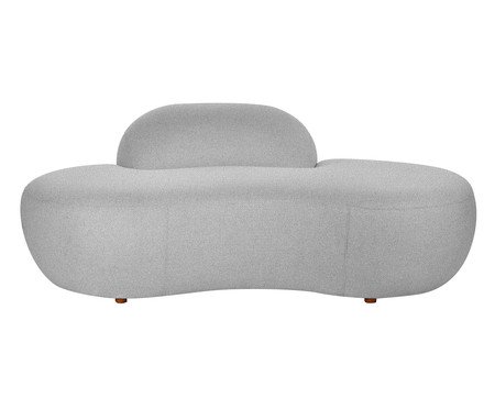 Sofá Petra em Boucle Soft Cinza  I | Westwing