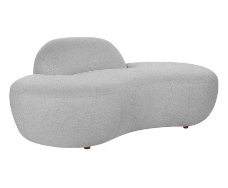 Sofá Petra em Boucle Soft Cinza  I | Westwing