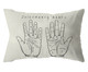Capa de Almofada Chiromancy hands, Preto,branco | WestwingNow