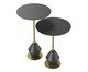 Conjunto Mesa de Canto Asti Preta, black | WestwingNow