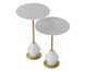 Conjunto Mesa de Canto Asti Branca, white | WestwingNow