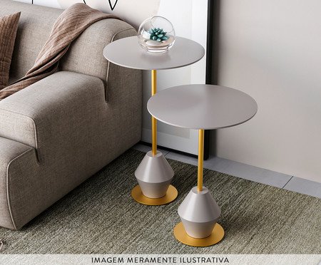 Conjunto Mesa de Canto Asti Fendy | Westwing