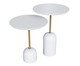 Conjunto Mesa de Canto Bolsano Branca, white | WestwingNow