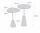 Conjunto Mesa de Canto Napoli Fendy, white | WestwingNow
