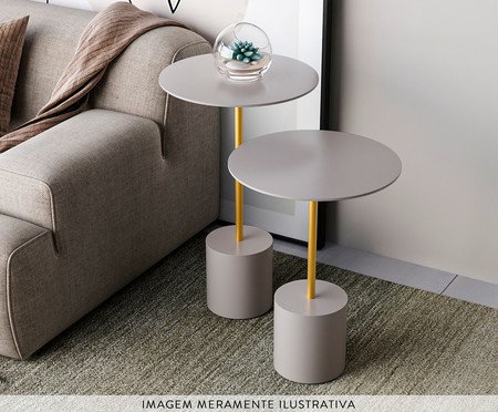 Conjunto Mesa de Canto Parma Fendy | Westwing