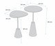 Conjunto Mesa de Canto Napoli Branca, white | WestwingNow