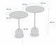Conjunto Mesa de Canto Milão Branca, white | WestwingNow