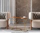 Conjunto Mesa de Apoio Candle, wood pattern | WestwingNow