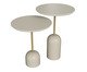 Conjunto Mesa de Canto Bolsano Fendy, white | WestwingNow