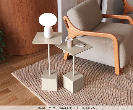 Conjunto Mesa de Canto Capri Fendy | Westwing