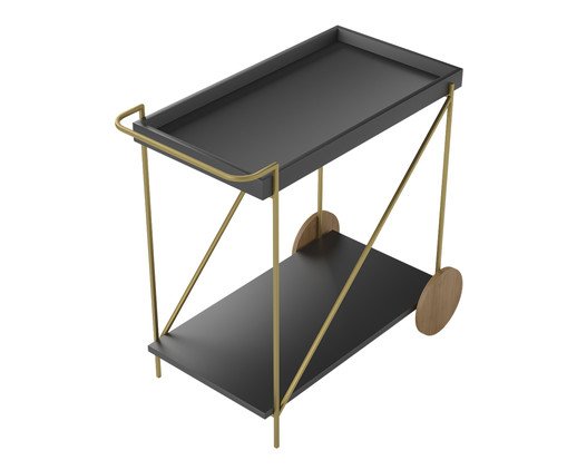 Carrinho de Bar Preto, black | WestwingNow