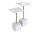 Conjunto Mesa de Canto Capri Branca, white | WestwingNow