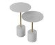 Conjunto Mesa de Canto Parma Branca, white | WestwingNow