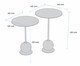 Conjunto Mesa de Canto Milão Fendy, white | WestwingNow