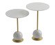 Conjunto Mesa de Canto Milão Fendy, white | WestwingNow