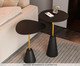 Conjunto Mesa de Canto Napoli Preta, black | WestwingNow
