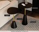 Conjunto Mesa de Canto Napoli Preta, black | WestwingNow