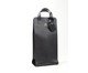 Porta-Garrafa em Couro Duplo Preto - 18,5X39X10cm, Preto | WestwingNow