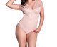 Body Modelador em Renda e Microfibra Bege Ballet, Bege | WestwingNow