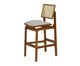 Banqueta Ayla Pitanga - Bege Claro, wood pattern | WestwingNow