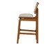 Banqueta Ayla Pitanga - Bege Claro, wood pattern | WestwingNow