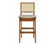 Banqueta Ayla Pitanga - Bege Claro, wood pattern | WestwingNow