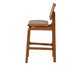 Banqueta Ayla Pitanga Sintético - Bege, wood pattern | WestwingNow