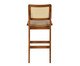 Banqueta Ayla Pitanga Sintético - Bege, wood pattern | WestwingNow