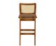 Banqueta Ayla Pitanga Sintético - Marrom, wood pattern | WestwingNow