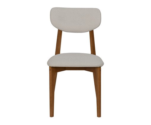 Cadeira Catarina Pitanga - Off-White, wood pattern | WestwingNow