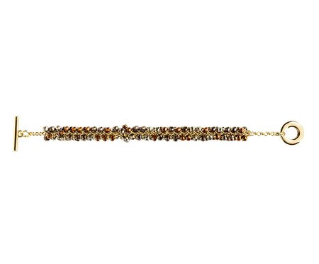 Pulseira Ritmo Ouro 18K - Bronze Metalizado | Westwing