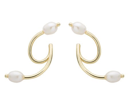 Brinco Bel Mini - Ouro 18K | Westwing