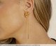 Brinco Aria 2 em 1 - Ouro 18K, gold | WestwingNow