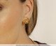 Brinco Aria 2 em 1 - Ouro 18K, gold | WestwingNow