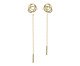 Brinco Aria 2 em 1 - Ouro 18K, gold | WestwingNow