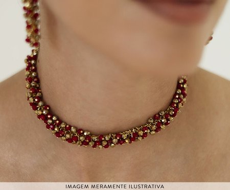 Choker Ritmo Ouro 18k - Cherry | Westwing