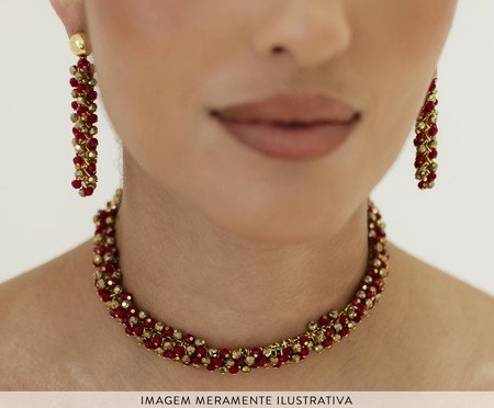 Choker Ritmo Ouro 18k - Cherry | Westwing