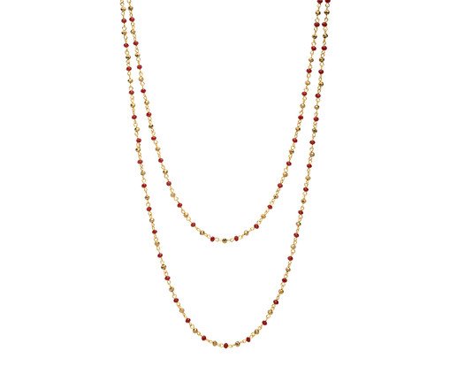 Colar Ritmo Duplo Ouro 18K - Cherry, gold | WestwingNow