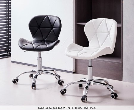 Cadeira Eiffel Office Slim Preto | Westwing