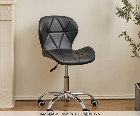 Cadeira Eiffel Office Slim Preto | Westwing