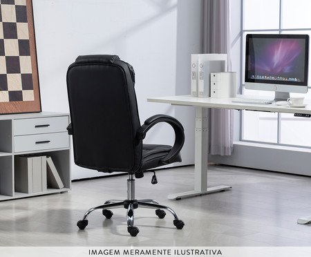 Cadeira Giratoria Office President Preto Fe | Westwing