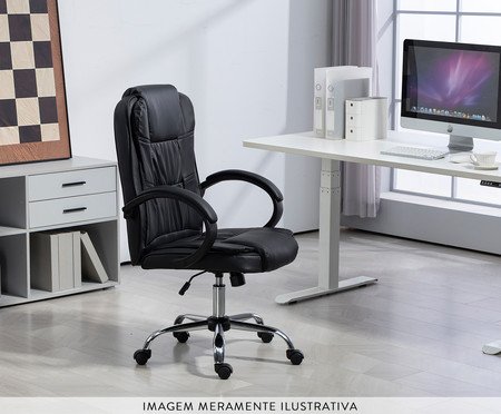 Cadeira Giratoria Office President Preto Fe | Westwing
