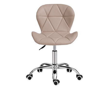 Cadeira Eiffel Office Slim Bege Nude | Westwing