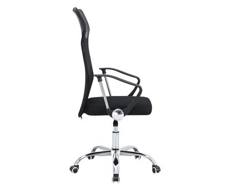 Cadeira Giratoria Office Executive Em Malha Preto | Westwing