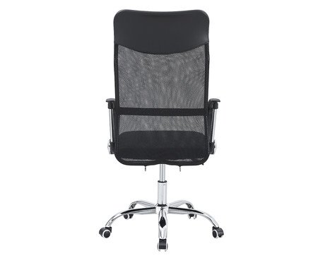 Cadeira Giratoria Office Executive Em Malha Preto | Westwing