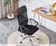 Cadeira Giratoria Office Executive Em Malha Preto, black | WestwingNow