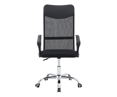 Cadeira Giratoria Office Executive Em Malha Preto | Westwing