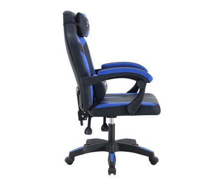 Cadeira Xtreme Gamers Supra Preto e Azul | Westwing